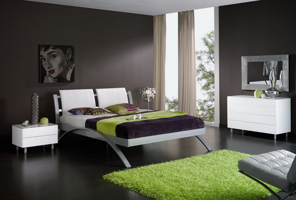 Modern Bedroom Color Ideas  Home Design Ideas